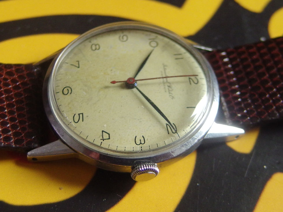 Miniatura: 4590 ORIGINAL VINTAGE IWC INTERNATIONAL WATCH Co IN STEEL, CAL 61, CIRCA 1940