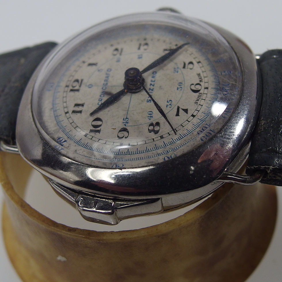 Miniatura: 3894 VINTAGE RARE CHRONOGRAPH "CRONOGRAFO SVIZZERO" CHRONO STOP C. 1930