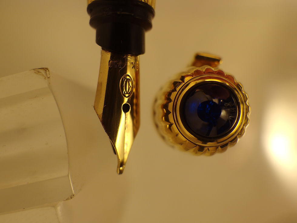 Miniatura: Cartier Pasha Gold Plated Fountain Pen M 1998