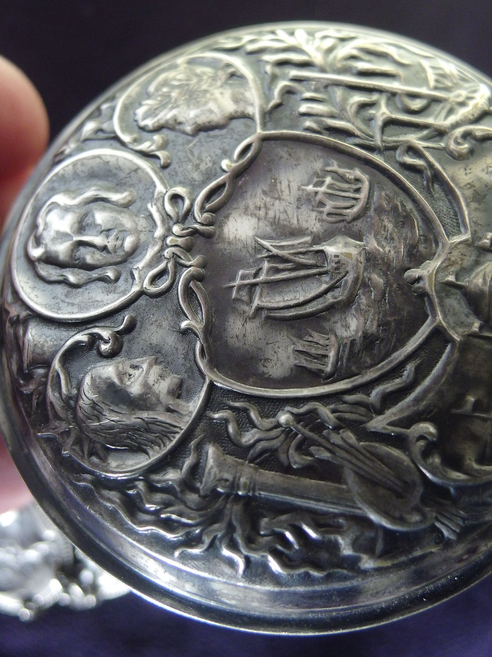 Miniatura: 4452 RARE  INGERSOLL POCKET WATCH WORLD'S COLUMBUS EXPOSITION, CHICAGO 1893