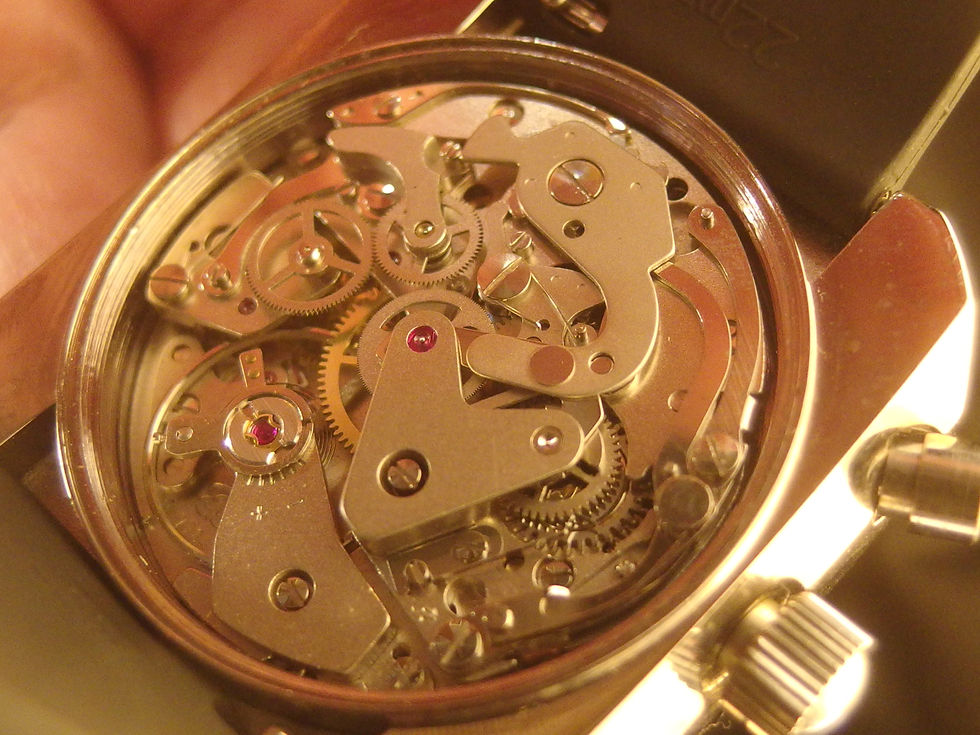 Miniatura: 4405 VINTAGE TUCAH ROI DES EAUX SWISS CHRONOGRAPH, V. 7734, 1970'IES, MINT