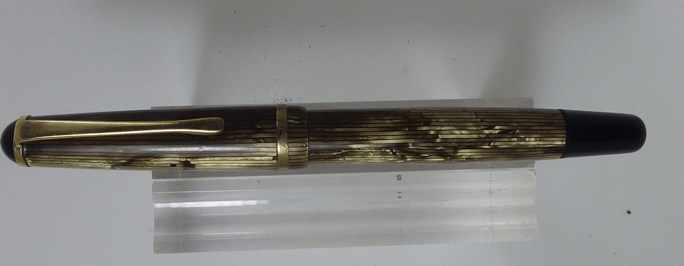 Miniatura: 4051 MONTBLANC WIESE 440 SPAIN MARBRE TIGER S EYE  circa 1950