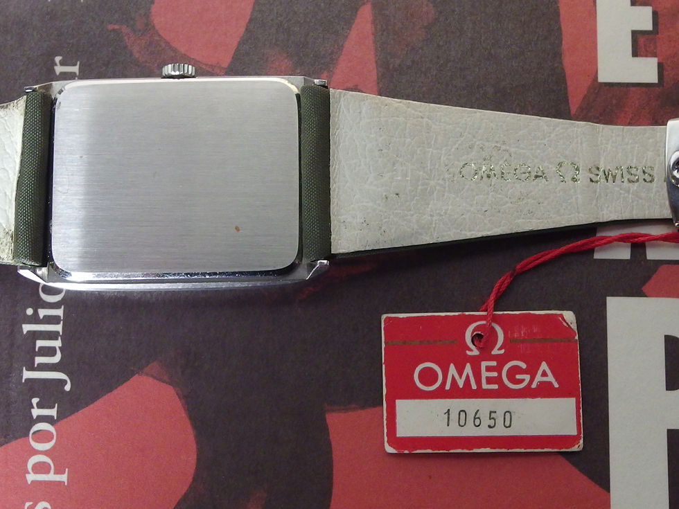 Miniatura: 4372 VINTAGE 1976 OMEGA GENEVE OVERSIZED WATCH, NEW OLD STOCK!