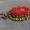 Miniatura: 4457 ORIGINAL VICTORIAN 18K GOLD & NATURAL CORAL PENDANT ETRUSCAN-ROMAN