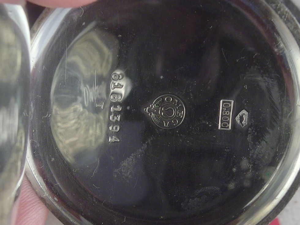 Miniatura: 4335 ORIGINAL VINTAGE OMEGA 38.5LT1 BRISTOL PARSONS PW IN SILVER 0.800, C. 1936
