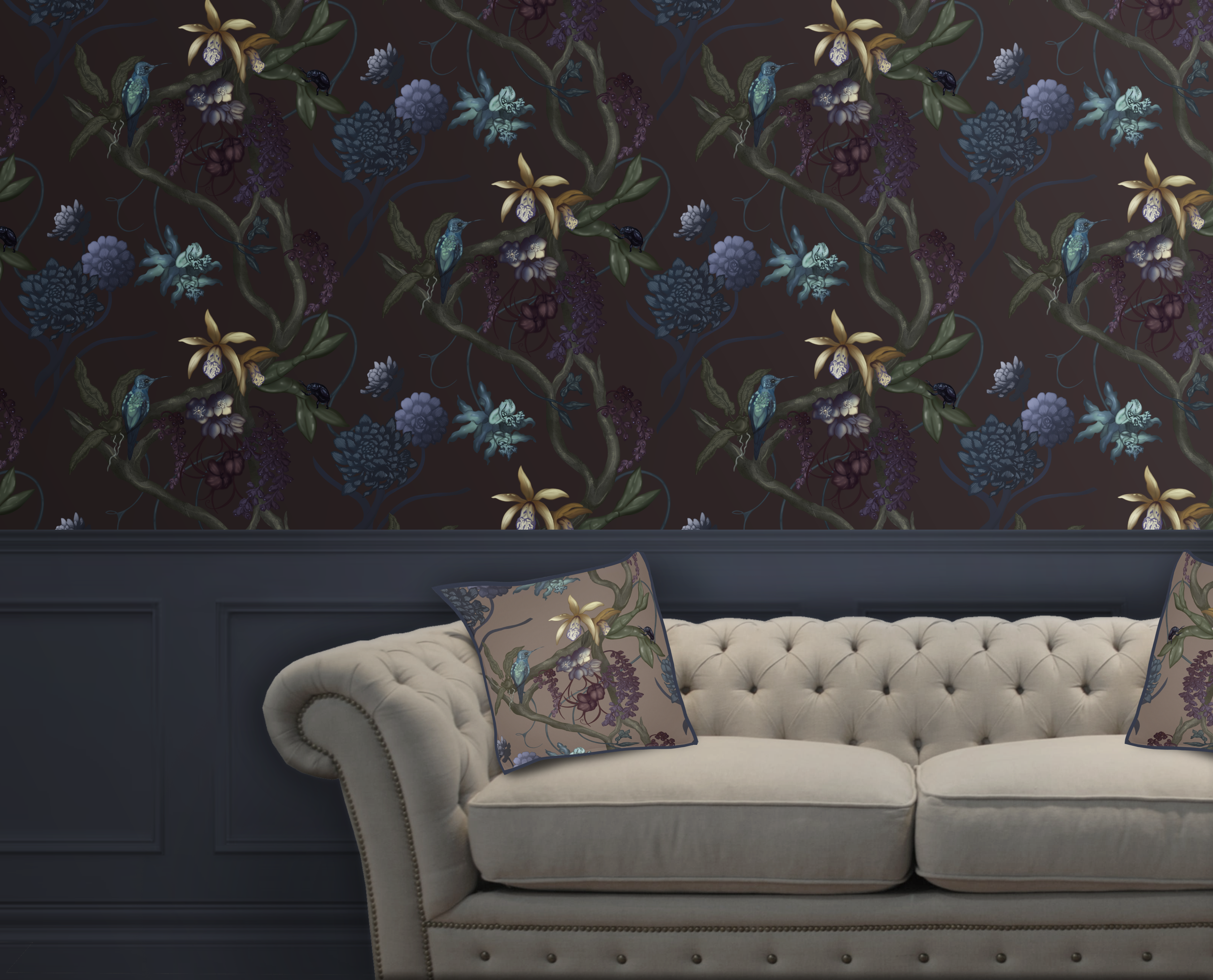 Secrets Beneath the Canopy Luxury Wallpaper