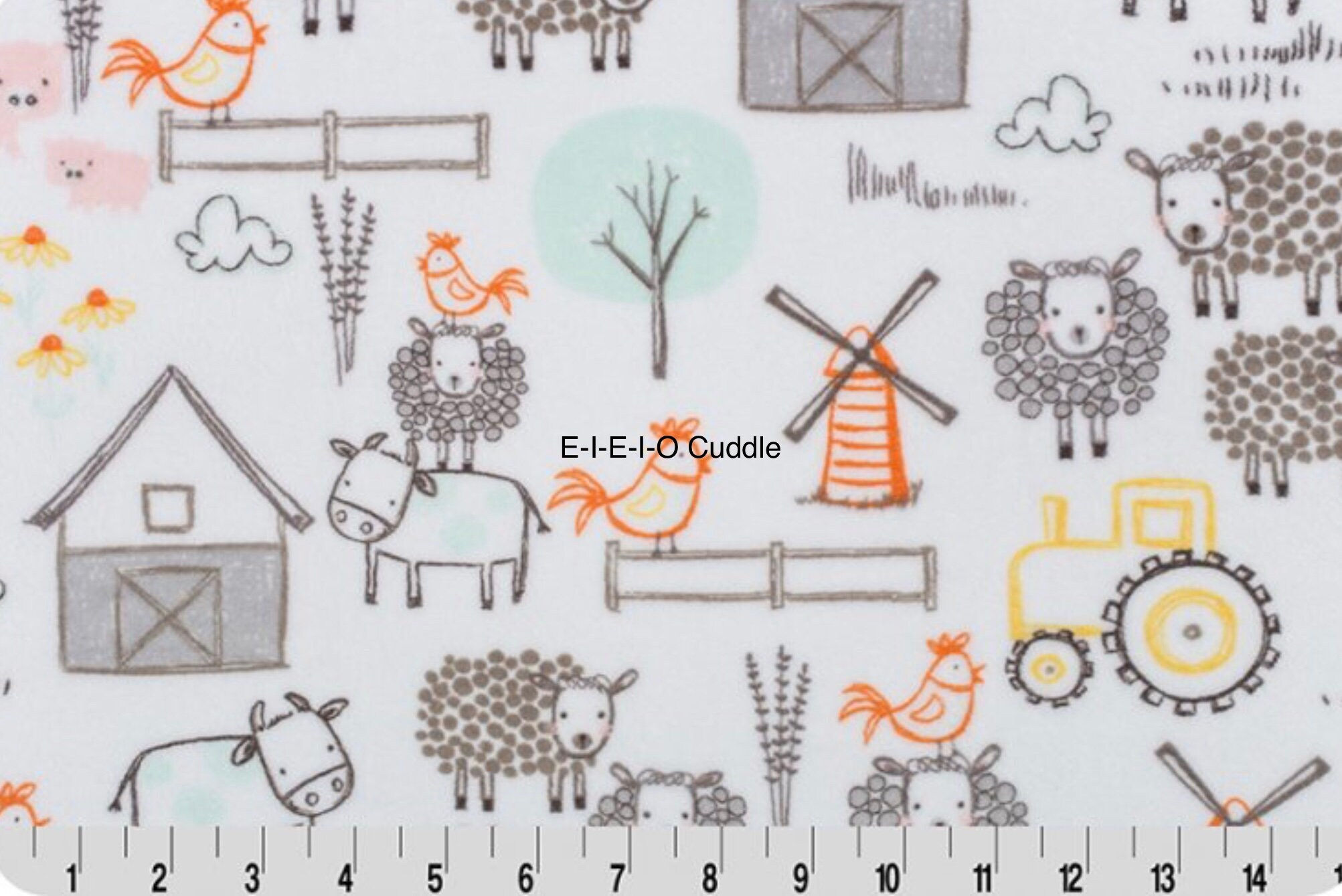 E-I-E-I-O Digital Cuddle Shannon Minky