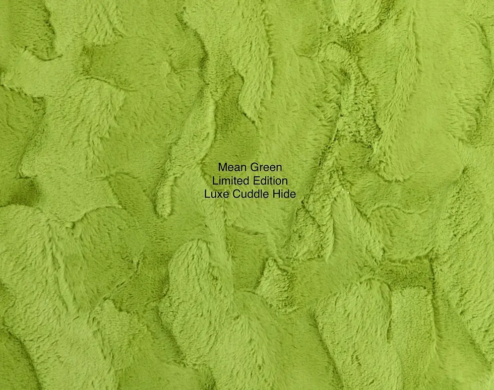 Mean Green Luxe Cuddle Hide by Shannon Fabrics
