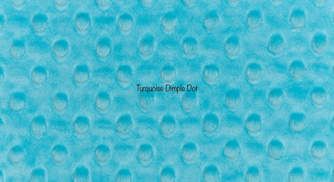 Turquoise Cuddle Dimple Minky from Shannon Fabrics