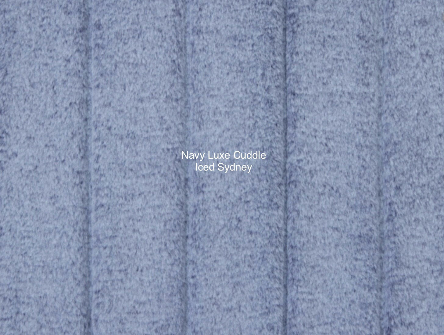 Navy Luxe Cuddle Iced Sydney by Shannon Fabrics