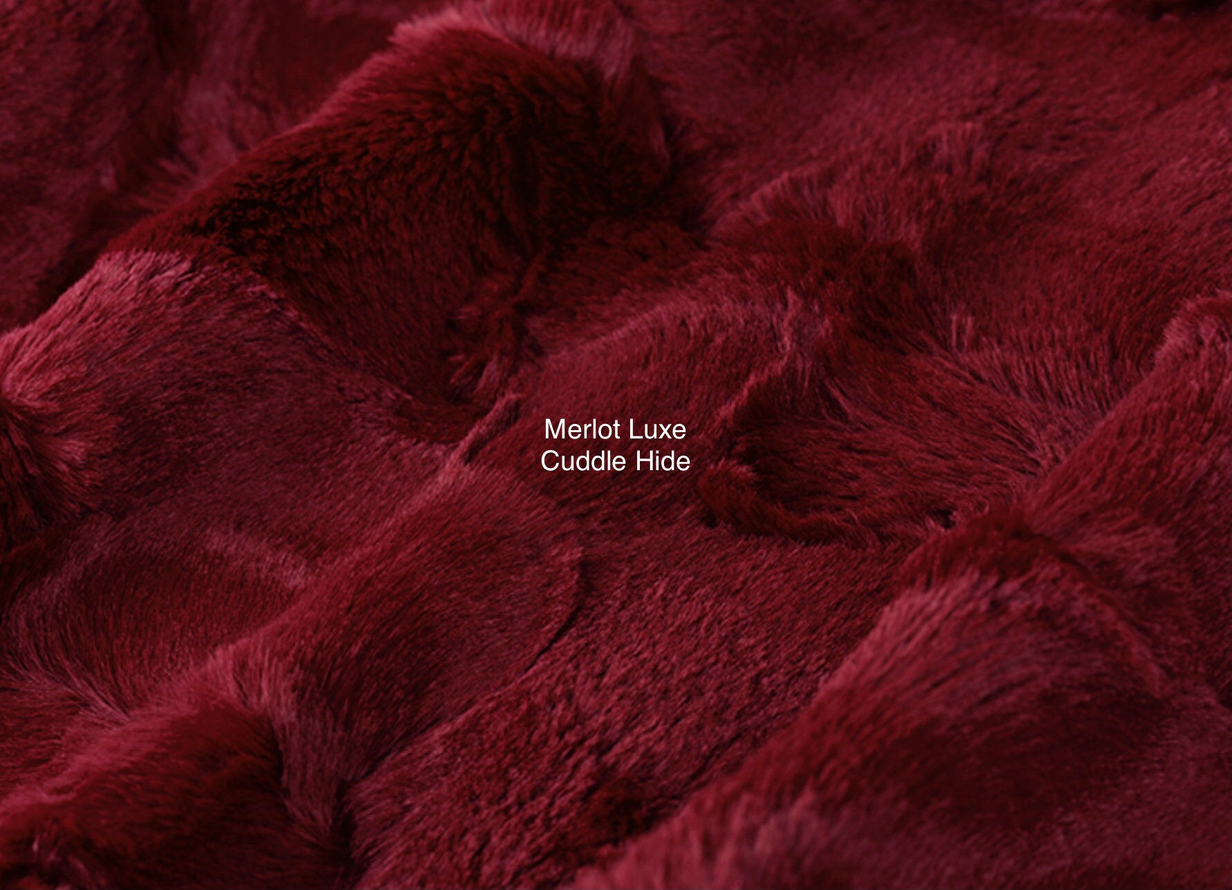 Merlot Luxe Cuddle Hide by Shannon Fabrics