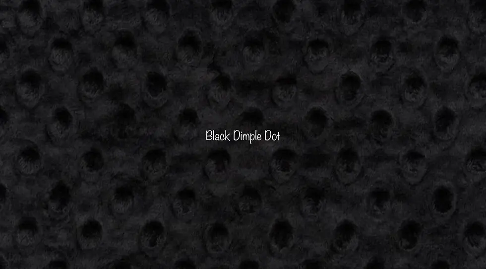 Black Cuddle Dimple Minky from Shannon Fabrics

