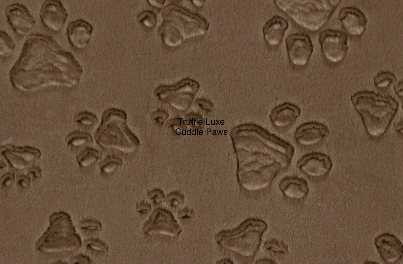 Truffle Luxe Cuddle Paws Minky by Shannon Fabrics