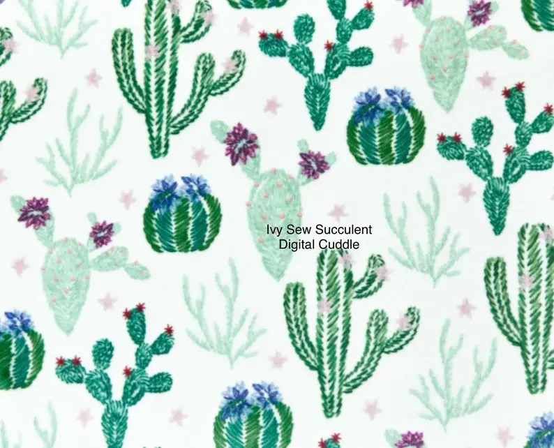 Sew Succulent Ivy Digital Cuddle by Shannon Fabrics
