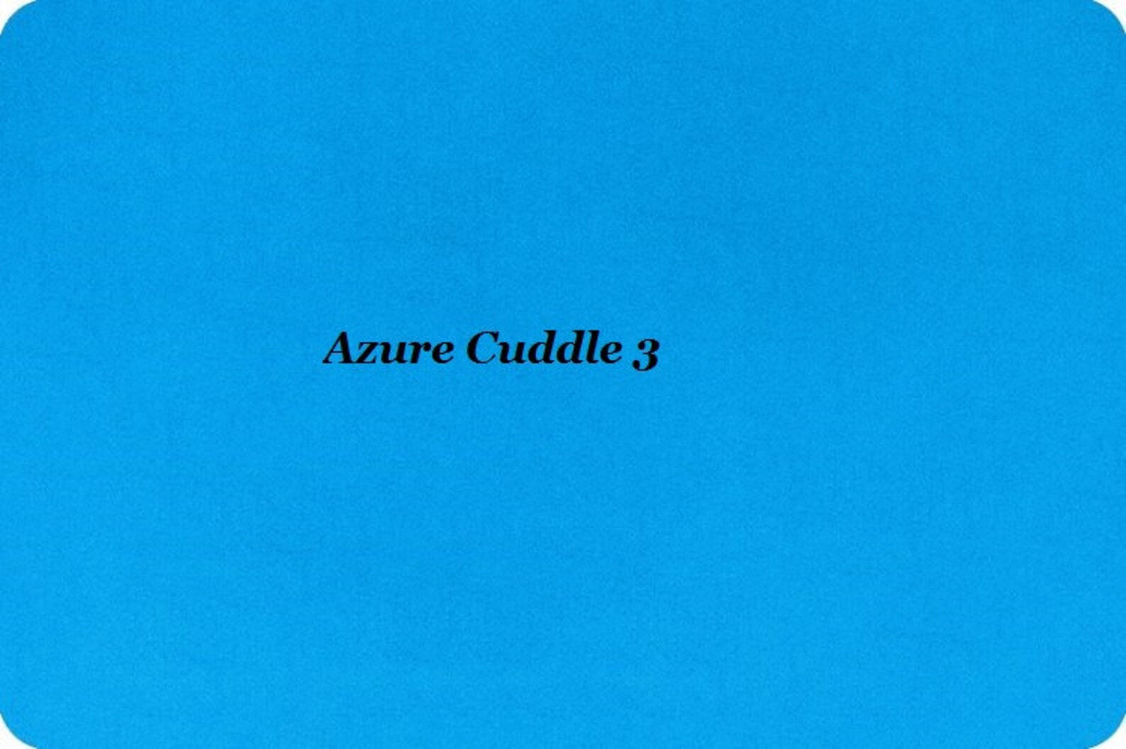 Azure Solid Smooth Cuddle 3 Minky from Shannon Fabrics