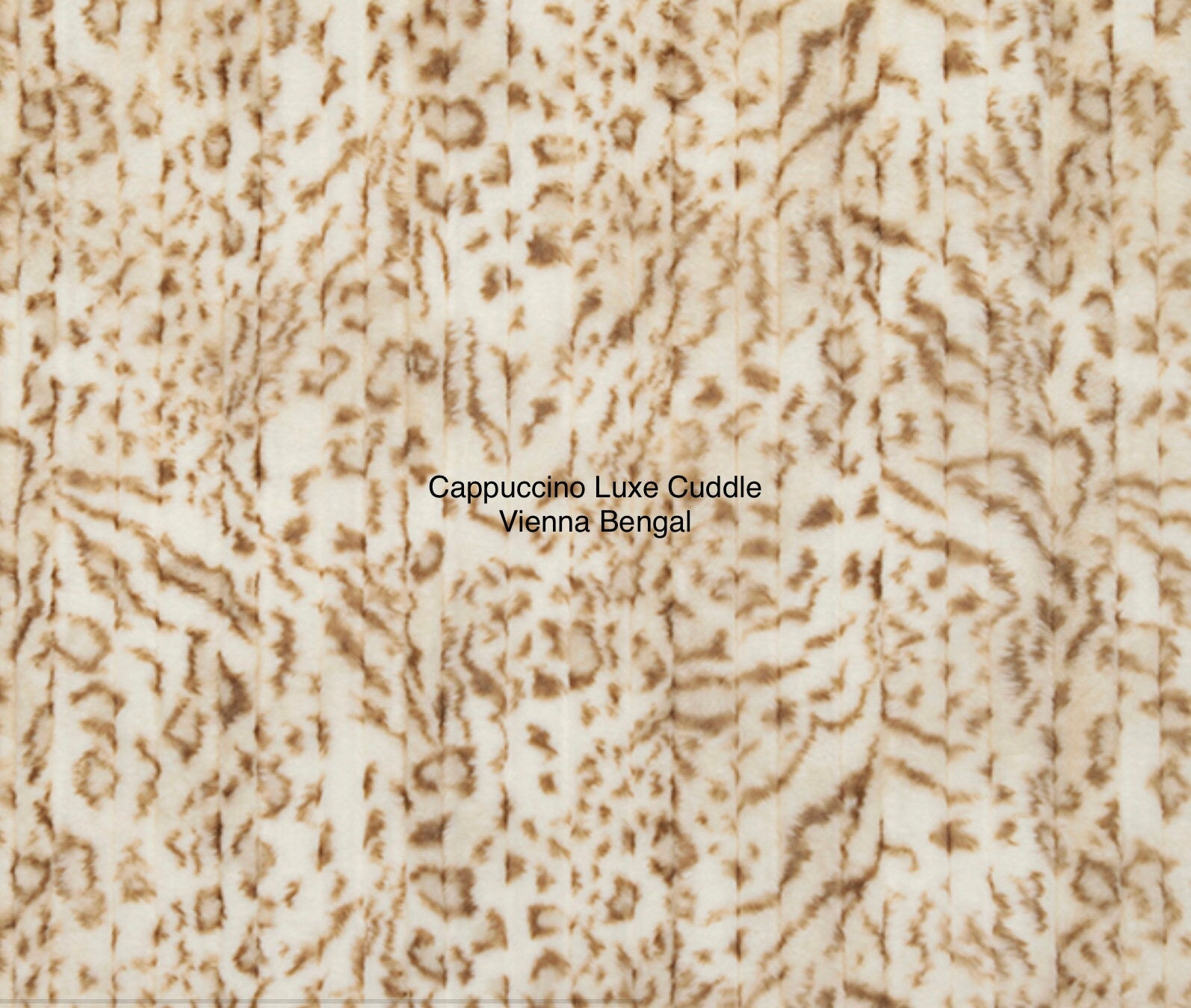 Cappuccino Luxe Cuddle Vienna Bengal by Shannon Fabrics