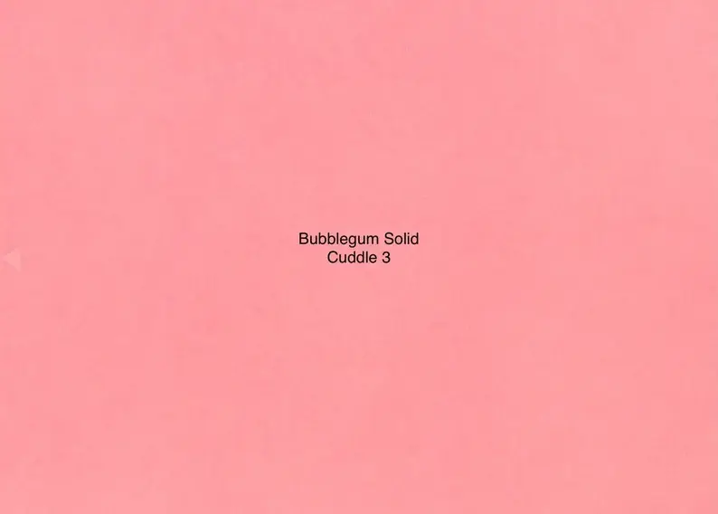 Bubblegum Smooth Cuddle 3 Minky from Shannon Fabrics
