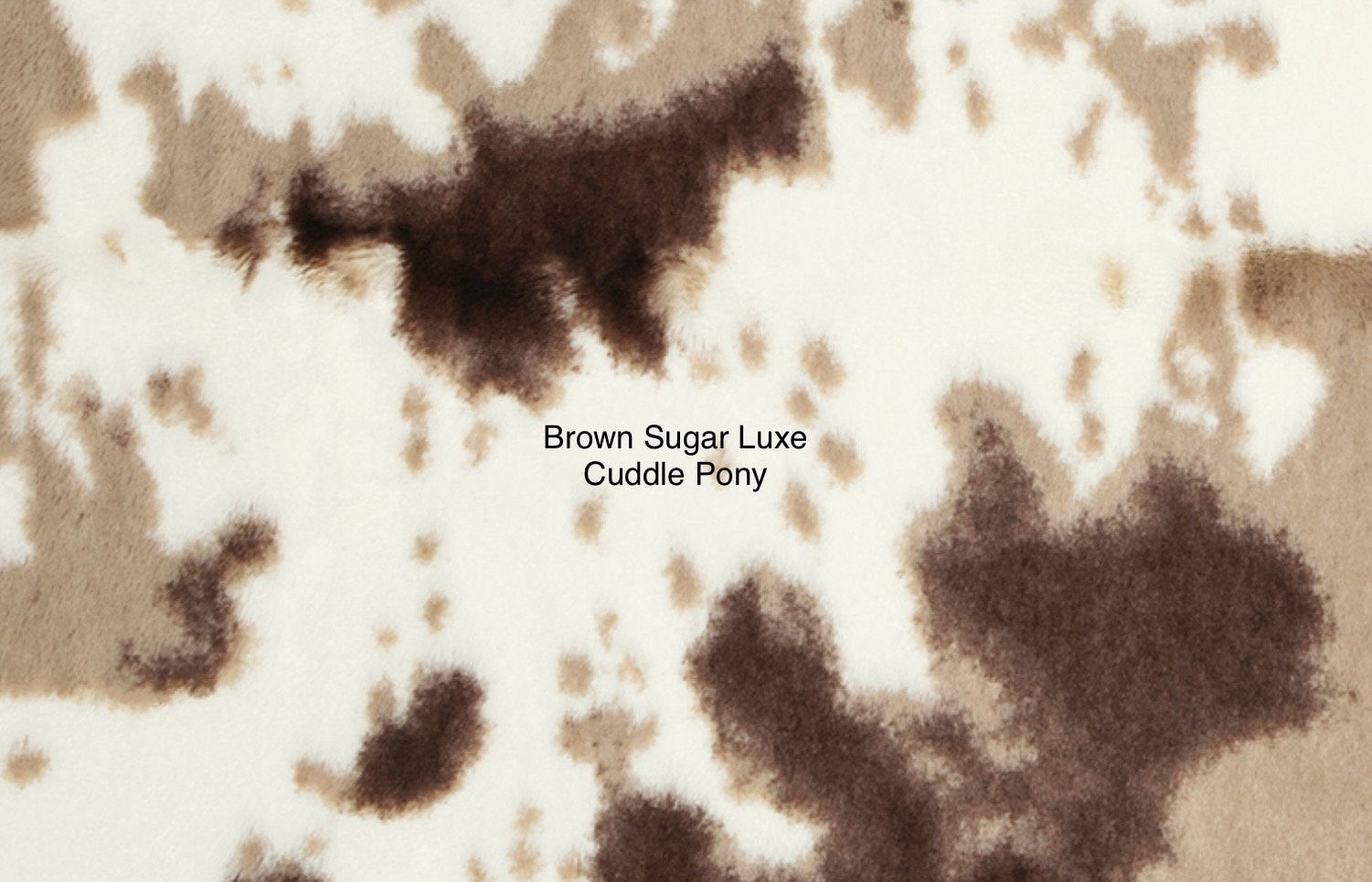 Brown Sugar Luxe Cuddle Pony Minky from Shannon Fabrics
