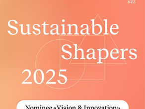 Sustainable Shapers 2025 Nominee «Vision & Innovation»