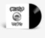 A white album cover that has a crystal ball with an eye on it that say Clarity and Coven Dove. There is a black vinyl disk