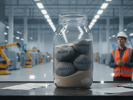 Big Rocks First: Why Manufacturing Leaders Must Prioritise What Actually Moves the Needle