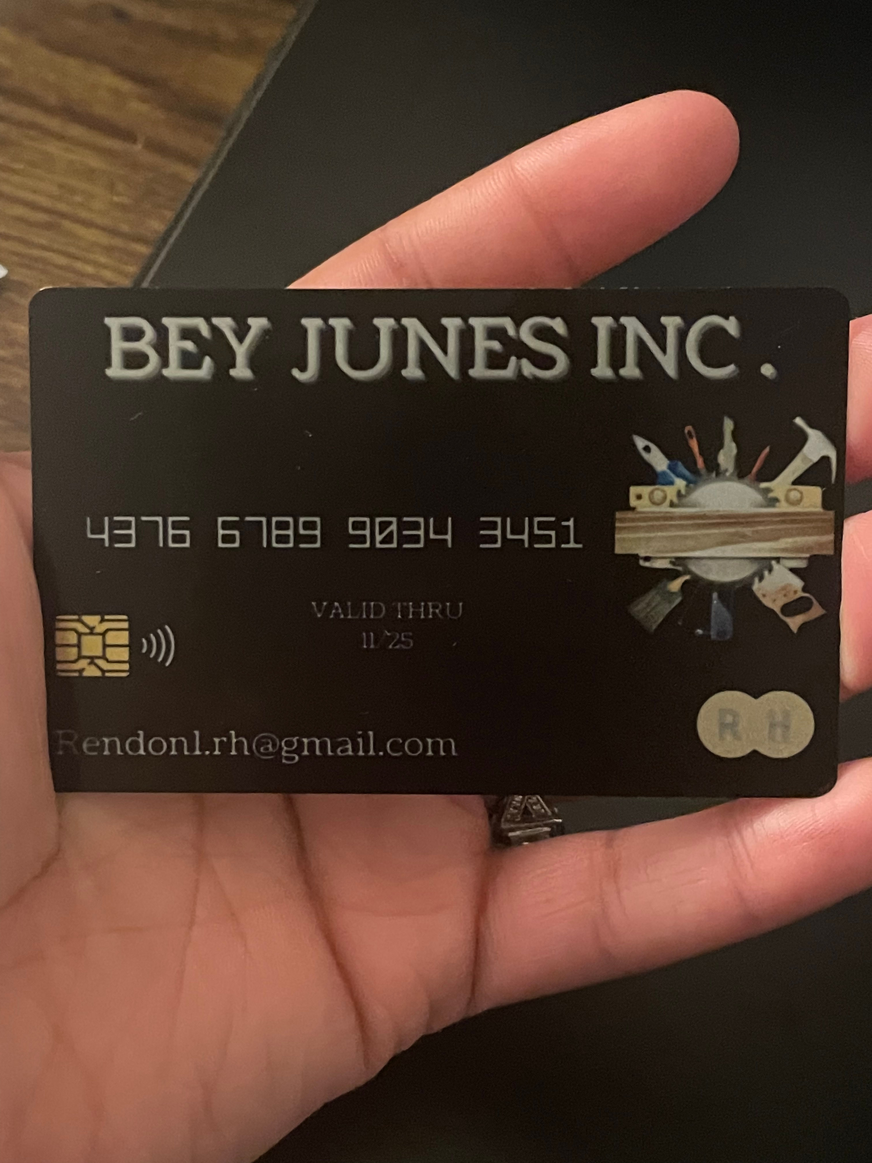 METAL CREDIT CARD STYLE BUSINESS CARDS