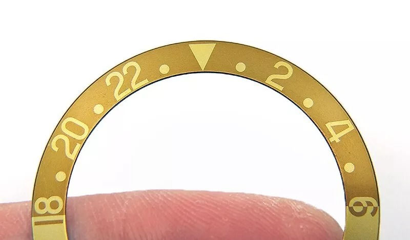 Thumbnail: Vintage Genuine Rolex GMT-MASTER 16753 16758 Tropic Faded Root Beer Bezel Insert