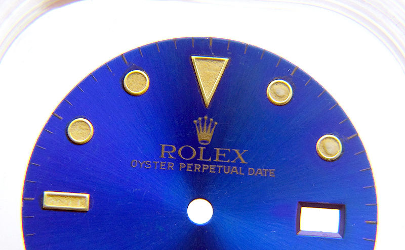 Thumbnail: Genuine Rolex Submariner Tropical Blue, Violet & Gold Dial Creamy Tritium Marker