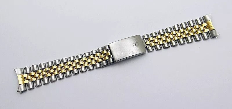 Thumbnail: Genuine Rolex Datejust 36mm 18k Gold SS Jubilee Bracelet 62523 H.18 Clasp 1984