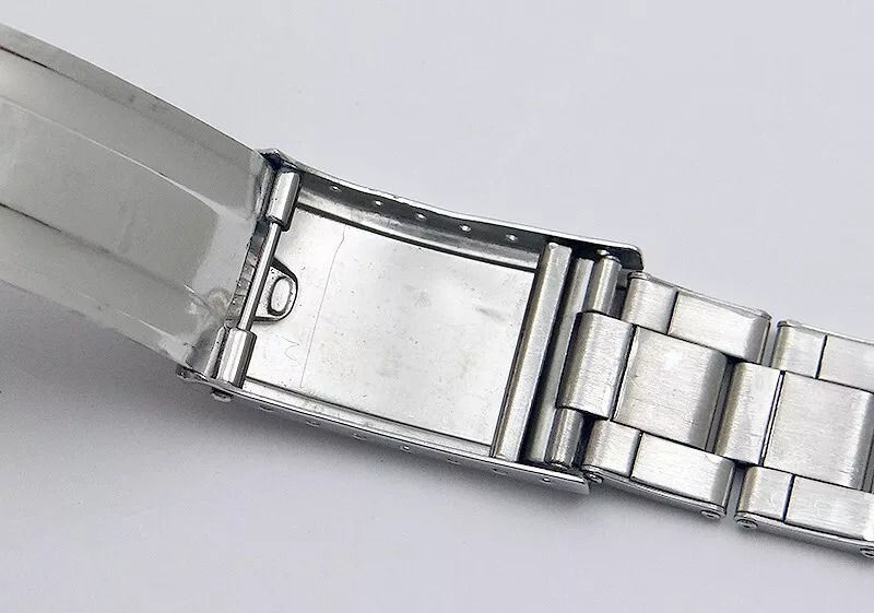 Thumbnail: Vintage Genuine Rolex USA C&I Rivet Stainless Steel Bracelet 20mm End Links 1968