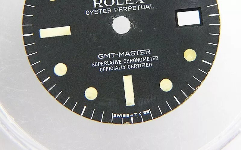 Thumbnail: Vintage Genuine Rolex GMT-Master 1675 Matte Dial with Cream Tritium Lume Markers