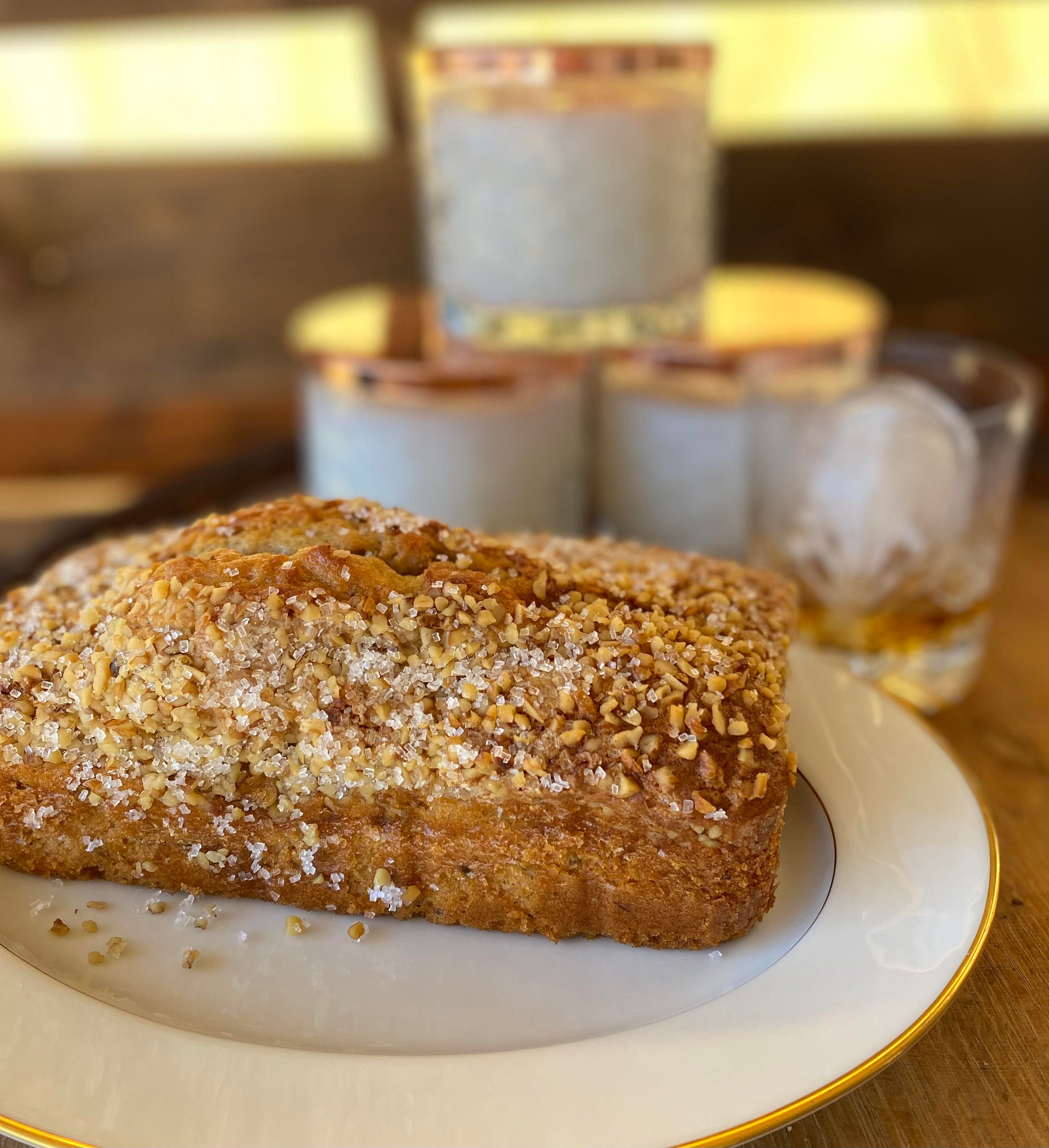BOURBON BANANA BREAD
