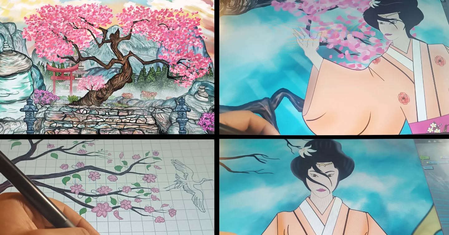 The process of creating an animation project: Rising Waters: A Child's Salvation