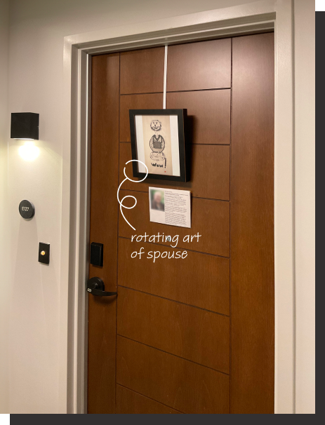 personalized door