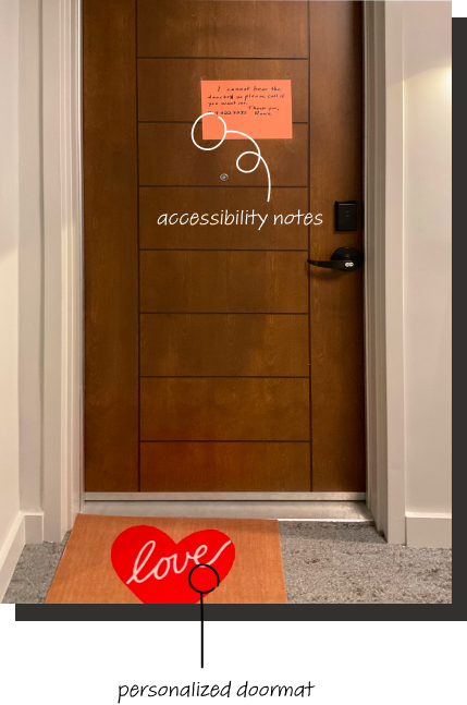 personalized door