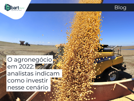 O agronegócio em 2022: analistas indicam como investir nesse cenário