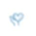 Create a blue and white doodle icon of a hand holding a heart on a white background.jpg