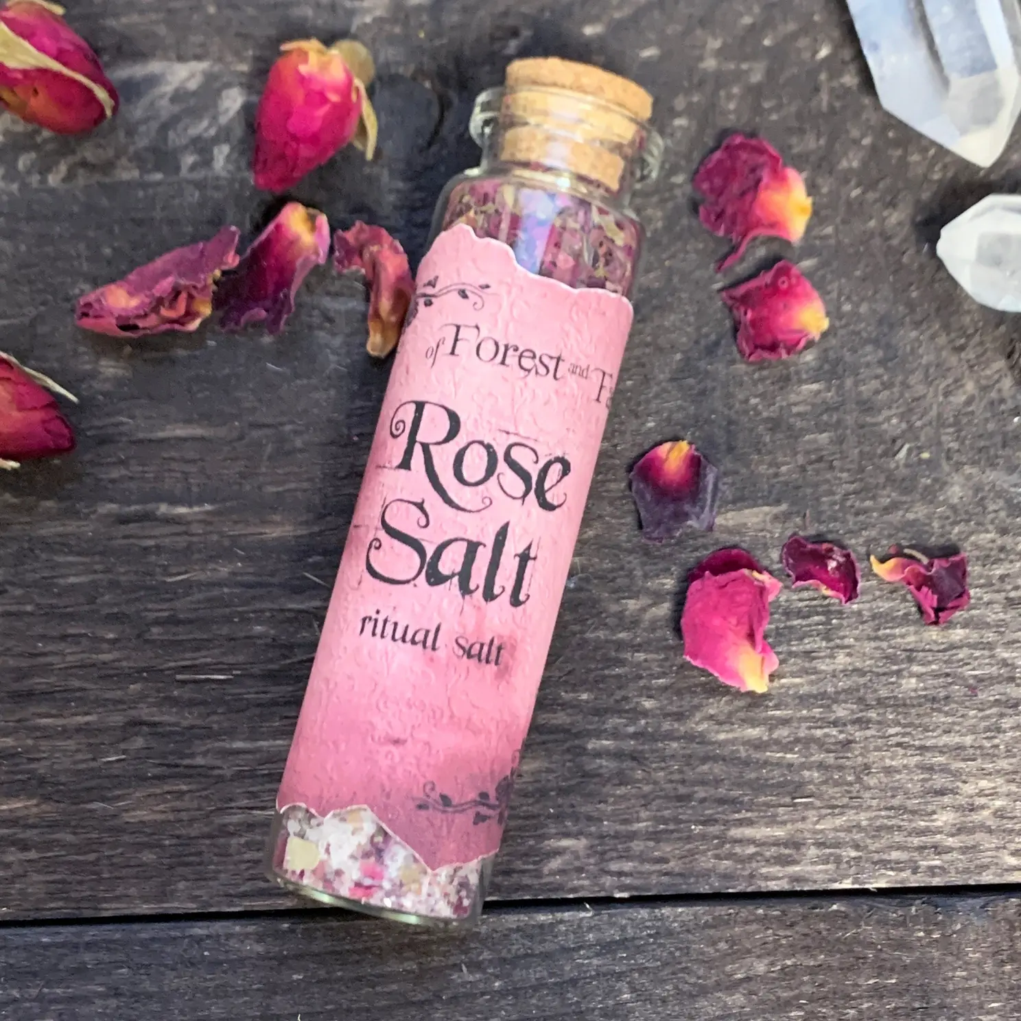 Rose Ritual Salt • Enchanted Salt For Spell Work