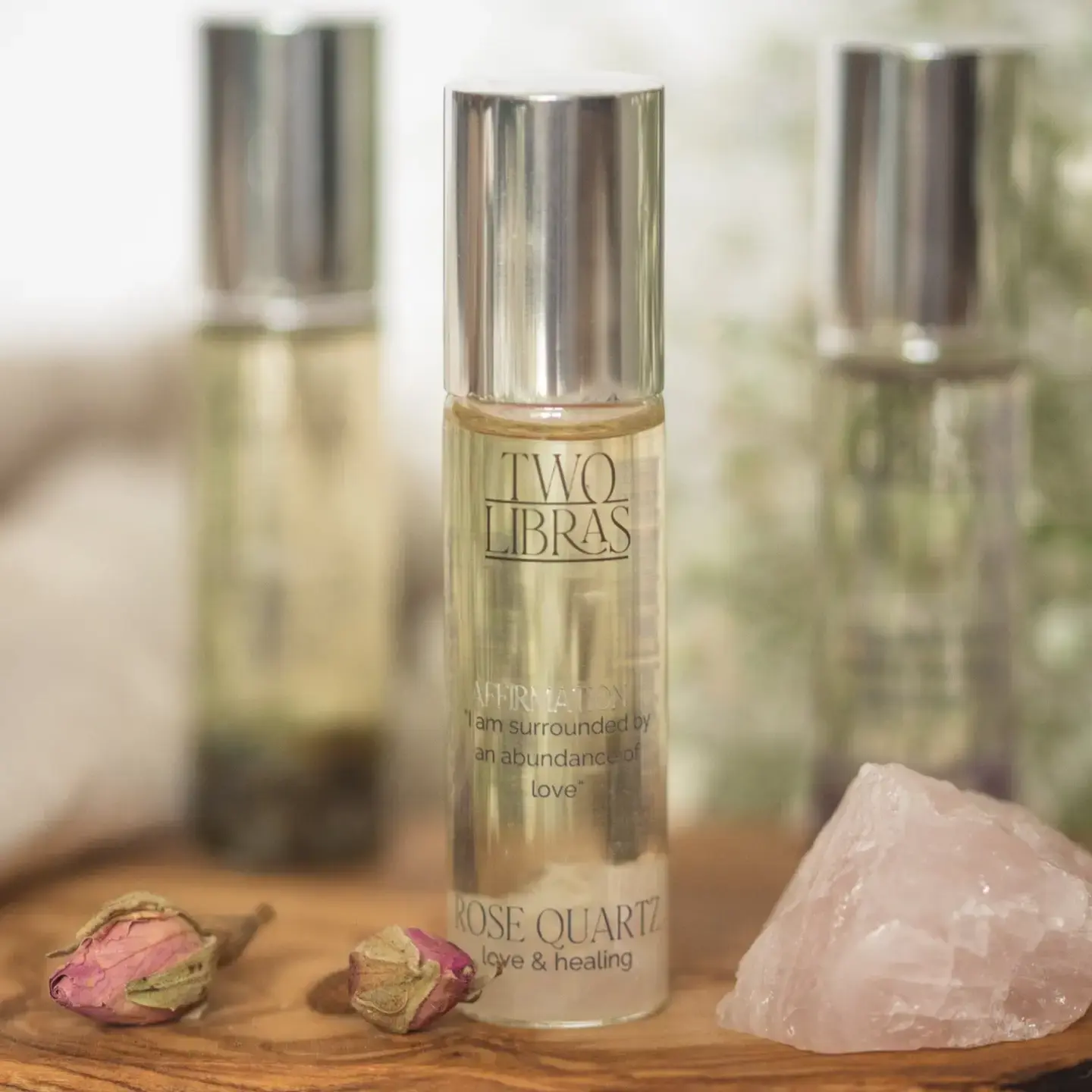 Rose Quartz-Infused Aromatherapy Perfume
