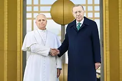 Papa Cumhurbaşkanı Erdoğanla Görüşüyor