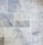Thumbnail: Silver | Travertine Tile French Pattern