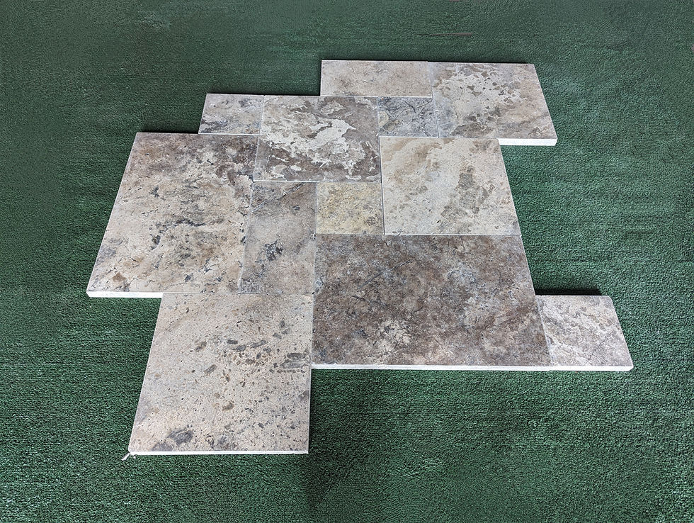 Thumbnail: Silver Tuscany | Travertine Pavers