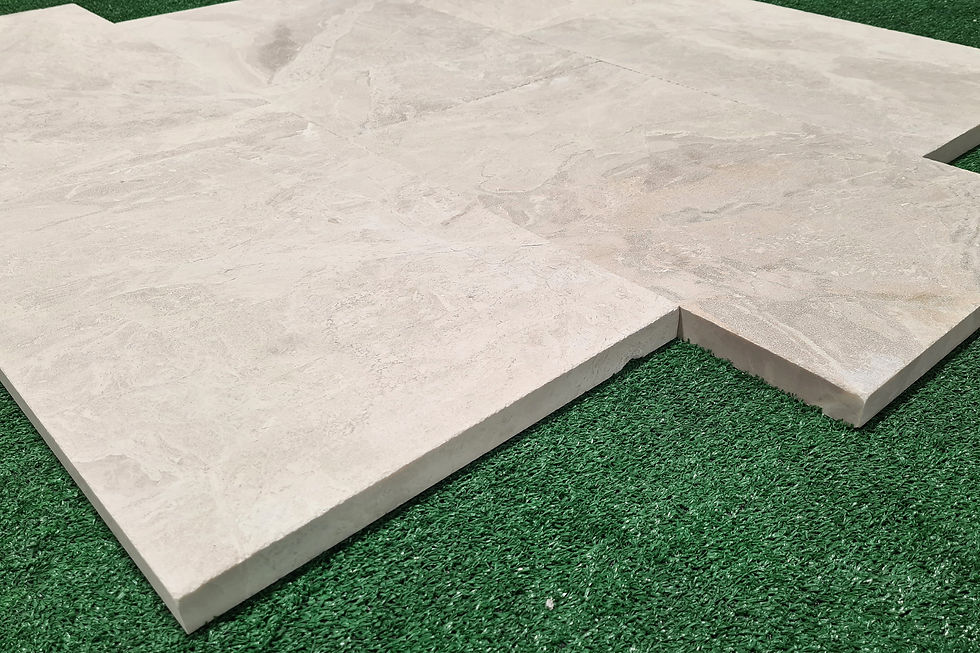 Thumbnail: Diana Royal Leather Marble Pavers Pool Deck Patio