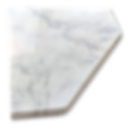Thumbnail: EZ-Mount 8" Marble Shower Corner Shelf with Install Kit (EZXD - Bianco Ibiza)