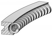 Coil Spring Loaded Slotted Oil Control R