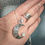 Thumbnail: Moonstone Moon Necklace 