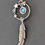 Thumbnail: Swiss Blue Topaz Dreamcatcher Necklace 