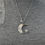 Thumbnail: Moonstone Moon Necklace 