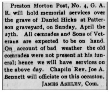 Daniel Hicks burial March 14,1902.jpg