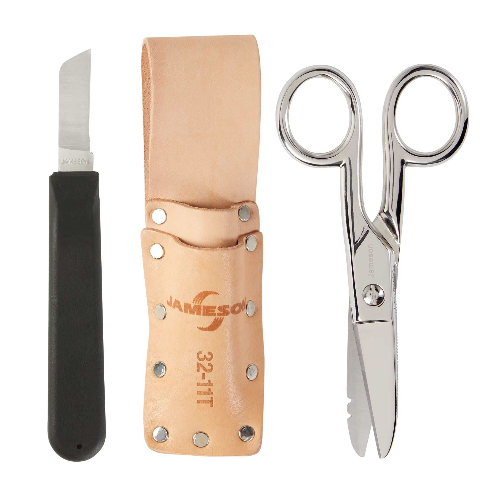 Cable Splicer’s Kit, Tunnel Loop Leather Pouch (3-Piece)